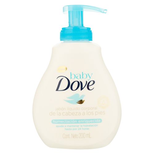 Jabón Líquido Dove Baby, Enriquecida -200ml