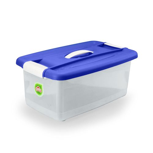 Caja Guateplast de Click color Azul - 16lt