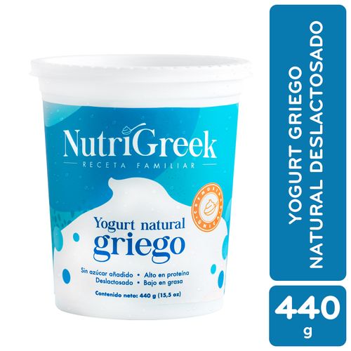 Yogurt Griego Natural NutriGreek -440gr