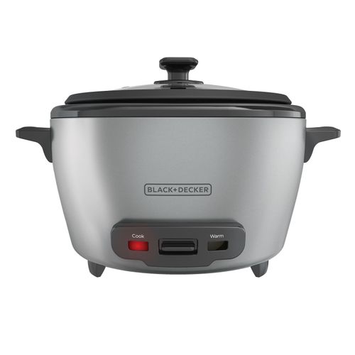 Olla Arrocera Black & Decker 20 tazas con tapa de vidrio y vaporera