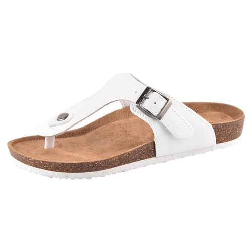 Sandalia Casual Boulevard Para Dama Small Blanco Size 35-36