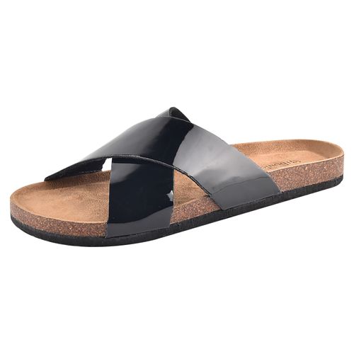Sandalia Casual Boulevard Para Dama Medium Negro Size 37