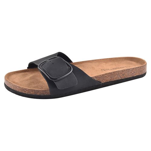 Sandalia Casual Boulevard Para Dama Small Negro Size 35-36