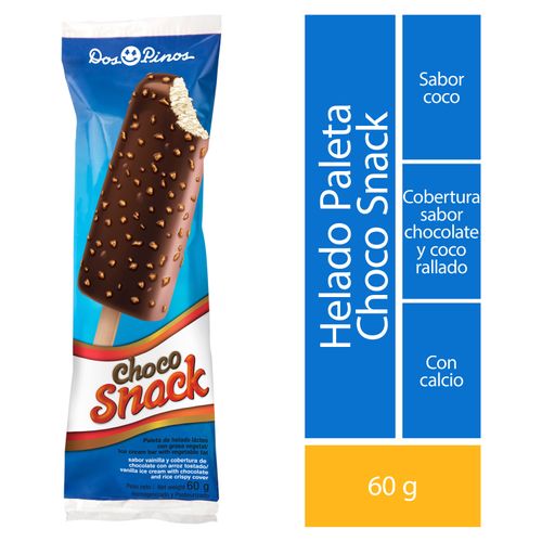 Helado Dos Pino, Paleta Chocolate Snack - 60 g