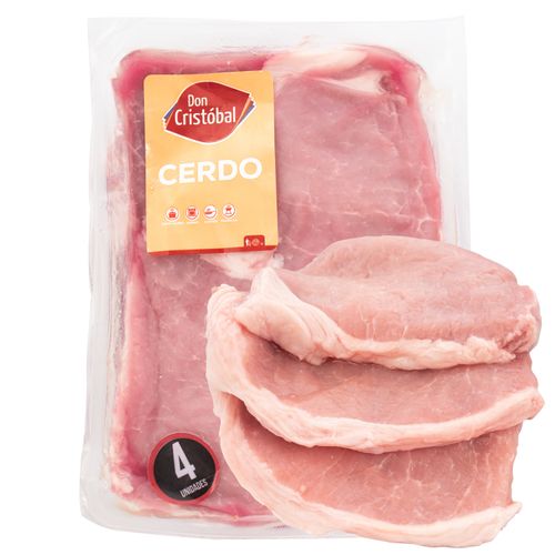 Bistec De Cerdo Don Cristobal, Empacado, Precio indicado por Kilo