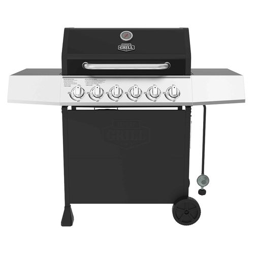 Parrilla Expert Grill a gas delux 6 quemadores de acero inoxidable