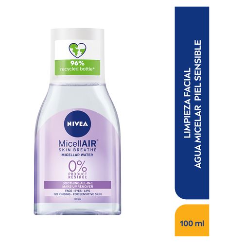 Agua Micelar Nivea Piel Sensible -100ml