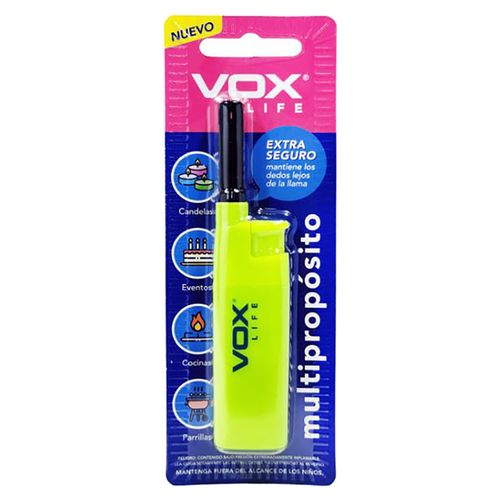 Encendedor Vox multipropósito,extra seguro,mantiene los dedos lejos de la llama.