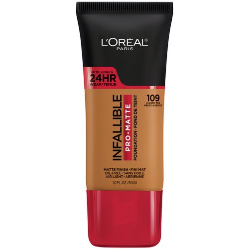 Base L'Oréal Paris Infalible Pro Matte Classic Tan 109 -30ml