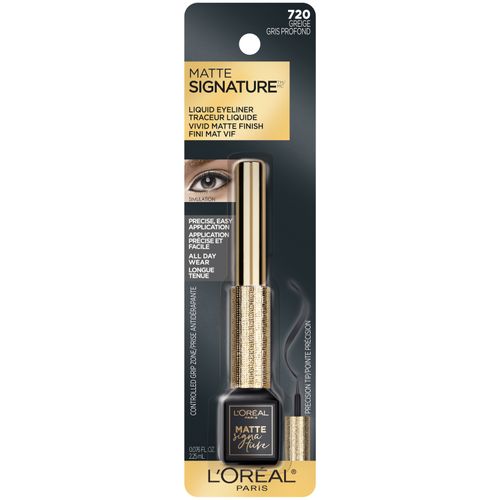 Delineador líquido L'Oréal Paris matte signature gris profundo 720 - 2.25 ml
