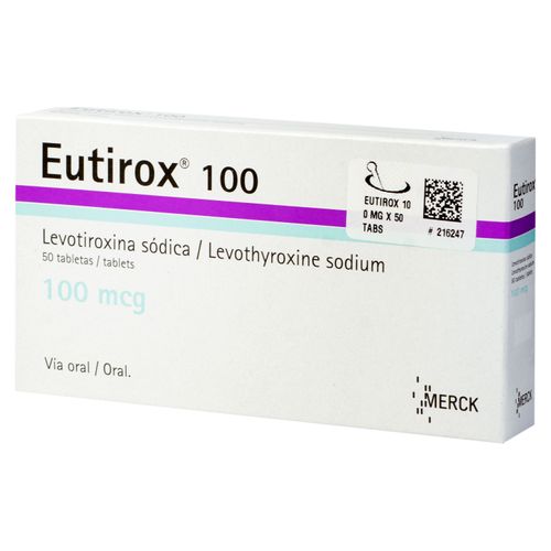 Eutirox 100Mcg X50 Tab X Caja