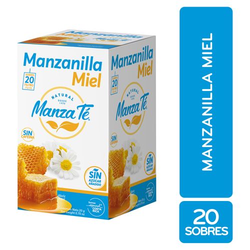 Té Manzanilla Miel ManzaTé Caja 20 Unidades - 20gr