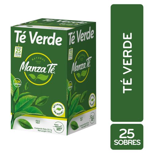 Té verde Manzaté caja 25 Uds - 32.5 g