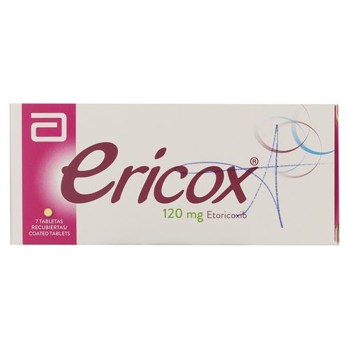 Ericox 120 Mg X7 Tabletas