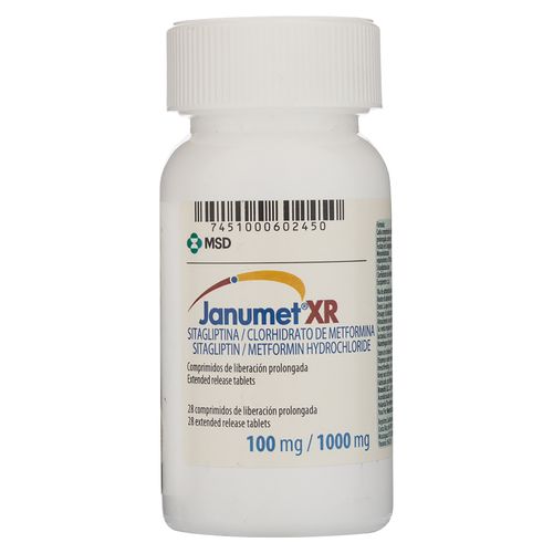 Janumet Xr Msd 100/1000 Mg X 28 Comprimidos