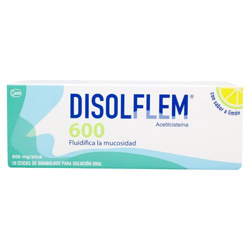 Disoflem Mucolitico 600Mg, Precio indicado por unidad