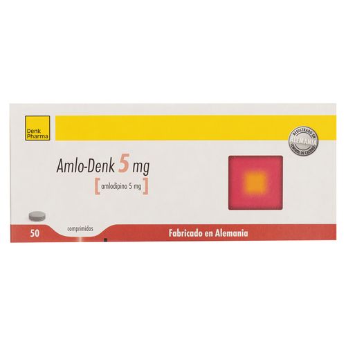 Amlo Denk 5Mg, Precio indicado por unidad