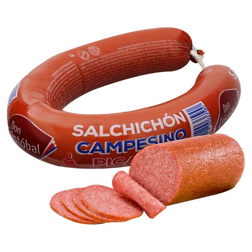 Salchichón Don Cristóbal campesino picante - 500 g