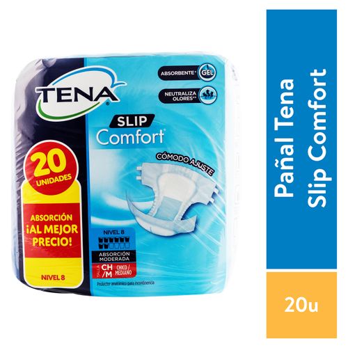Pañal Tena Slip Comfort Grande 20Ea