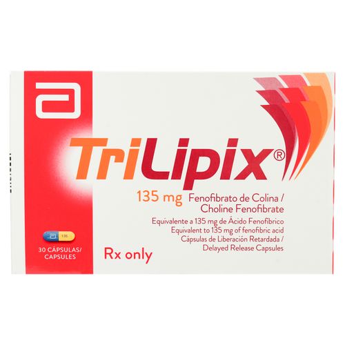 Trilipix 135 Mg X30 Cápsulas