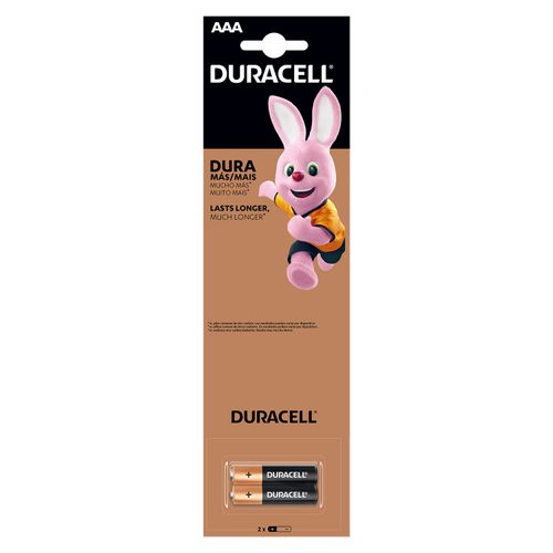 Batería Duracell Alcalina Aaa 2U