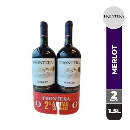 2 Pack Frontera Merlot -1.5Lt