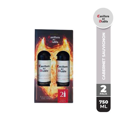 2 Pack Casillero Del Diablo Cabernet Sauvignon -750ml