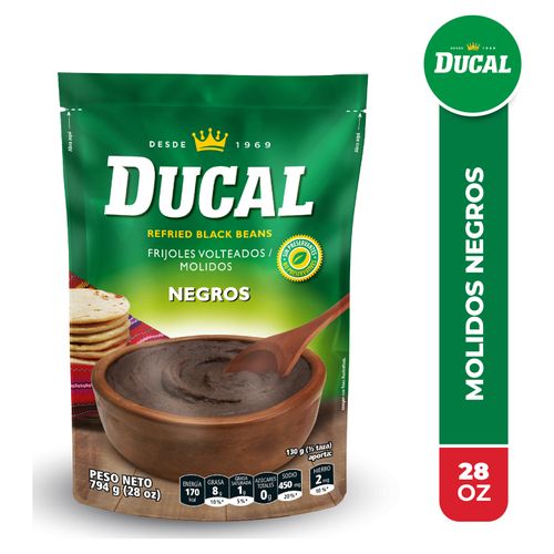 Frijol Ducal Negro Molido Doy Pack -794gr