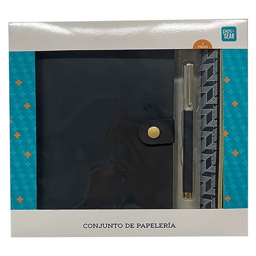 Set de papelería, Pen+Gear, 3 piezas.Modelo: ID11645