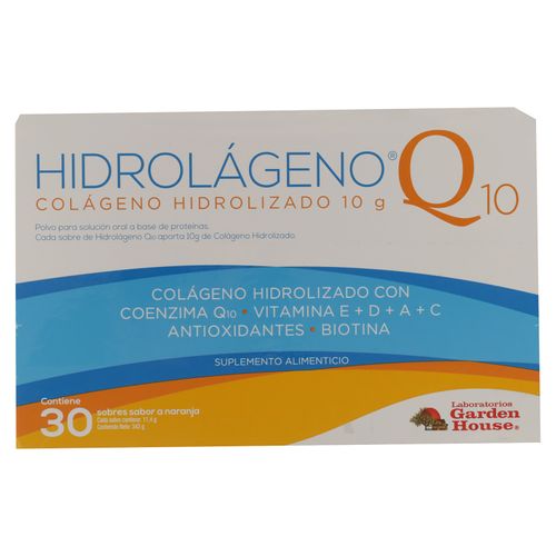 Colágeno Hidrolágeno Q10, Caja 30 sobres