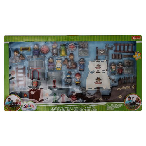 Set Spark Create Imagine,castillo y Barco Pirata. Modelo: 95703