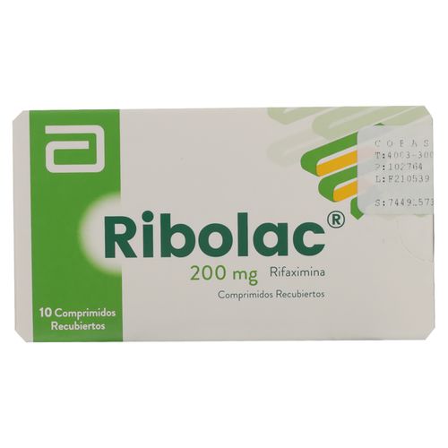 Ribolac Tabl Recubie 200Mg X 10