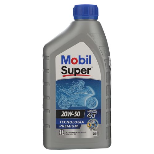 Aceite Mobil super moto 4t 20w50 - 1 L