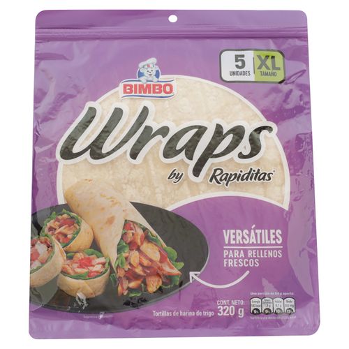 Tortillas Bimbo Rapiditas Wraps - 320gr