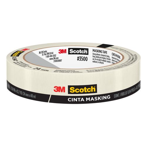 Cinta Masking Scotch Blanco - 1 Ud