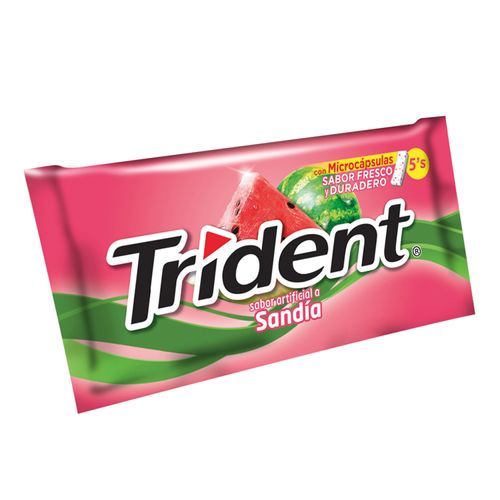 Chicle Trident Ssandía 6 unidades - 10.2 g