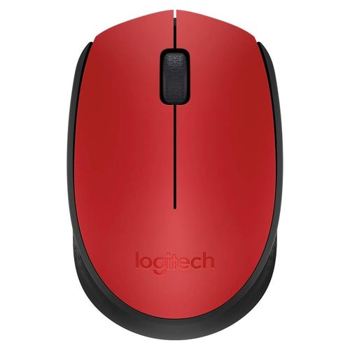 Mouse Logitech Inalambrico Rojo M170