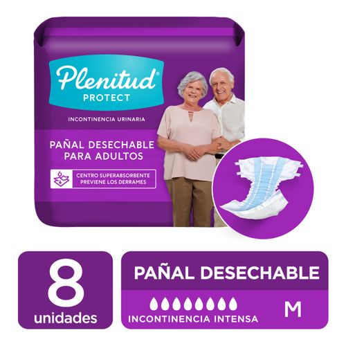 Pañales Para Adulto Plenitud Protect M 8U