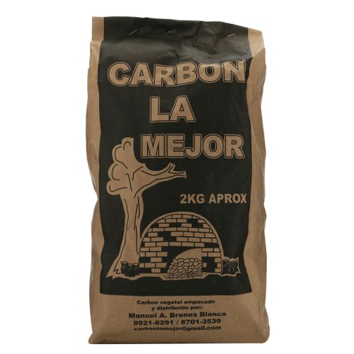 Carbón La Mejor Bolsa 2 Kilos