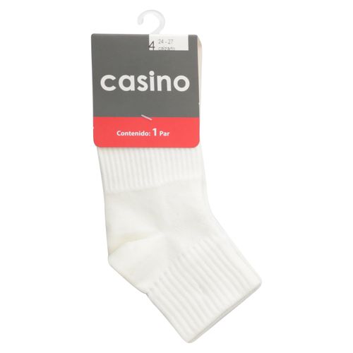 Calcetín Casino  Kanguro 4/6 Blanco 1