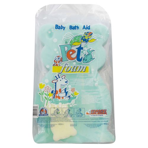 Esponja Flexible Foam Para Tina color menta