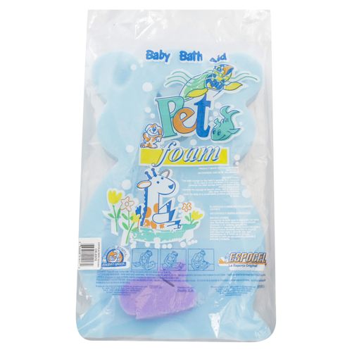 Esponja Flexible Foam Para Tina color Celeste