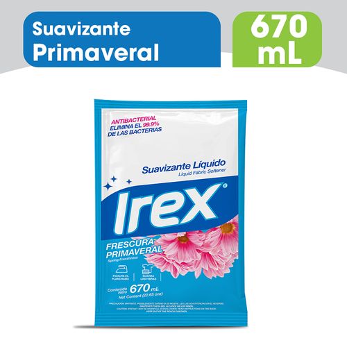 Suavizante Frescura Primavera Irex -670ml