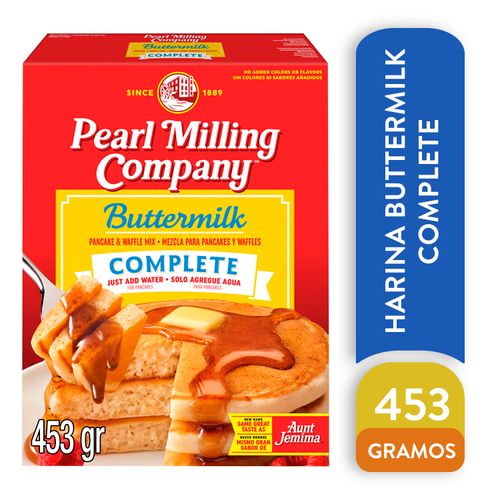 Mezca Para Pancakes Y Waffles Pearl Milling Company, Buttermilk Complete Original -453g