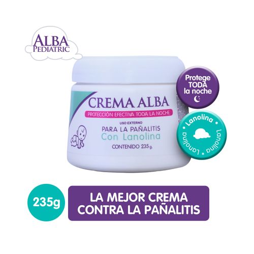 Crema Alba para la pañalitis con lanolina - 235 g