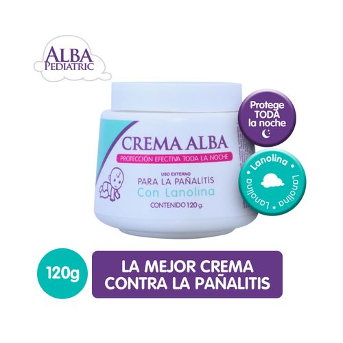 Crema Alba Bebé, Para La Pañalitis Con Lanolina -120g
