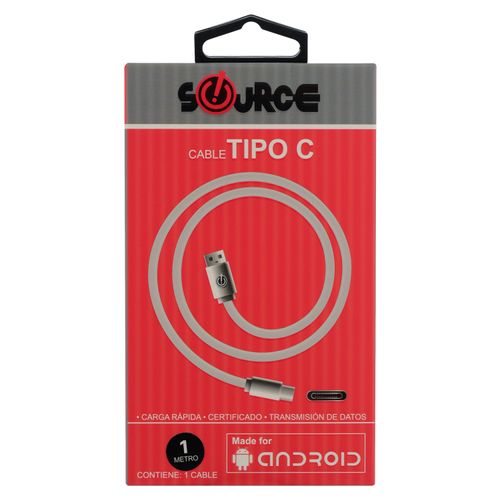 Cable Source Genérico Tipo C Para Android - 1m