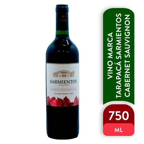 Vino Tinto Tarapaca Sarmientos Cabernet Sauvignon - 750ml