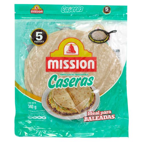 Tortilla Mission Casera De Trigo -340gr