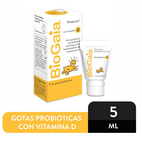Gotas Probióticas Abbott Biogaia Protectis Con Vitamina D - 5ml